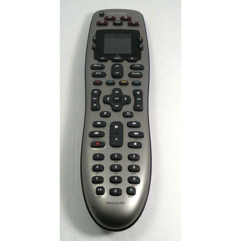 Logitech Harmony 650 Advanced Universal Remote Control With Color Screen For Ent